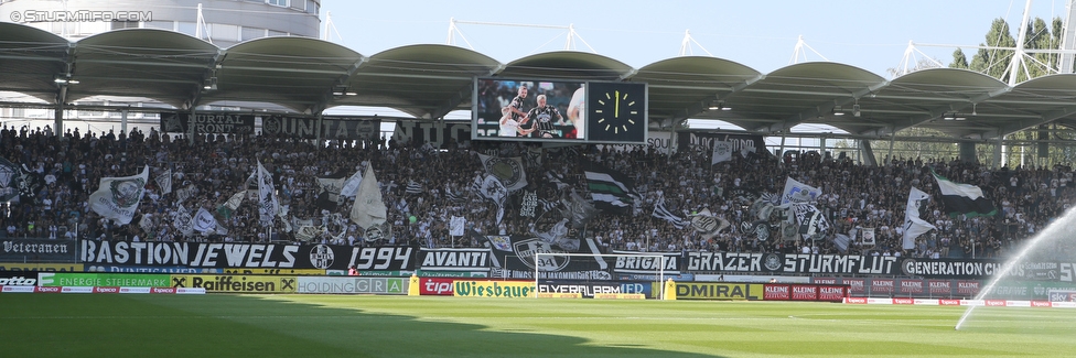 Sturm Graz - Altach
Oesterreichische Fussball Bundesliga, 6. Runde, SK Sturm Graz - SC Rheindorf Altach, Stadion Liebenau Graz, 27.08.2016. 

Foto zeigt Fans von Sturm
