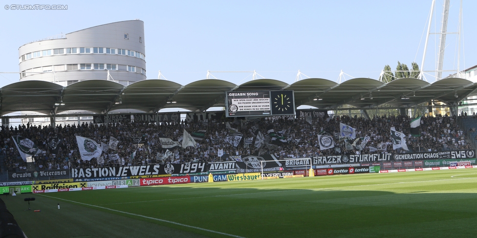 Sturm Graz - Altach
Oesterreichische Fussball Bundesliga, 6. Runde, SK Sturm Graz - SC Rheindorf Altach, Stadion Liebenau Graz, 27.08.2016. 

Foto zeigt Fans von Sturm
