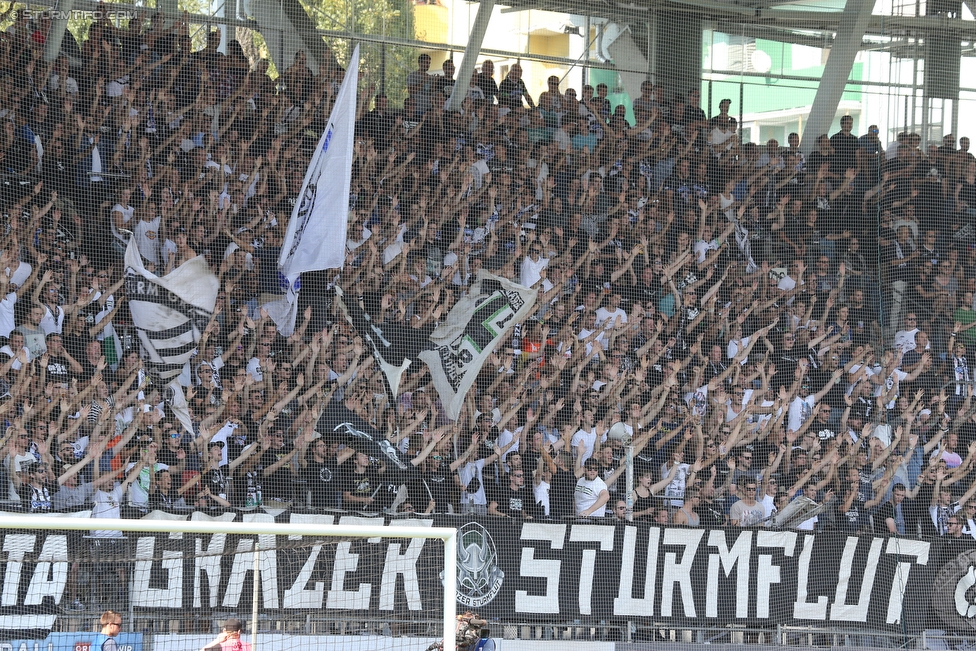 Sturm Graz - Altach
Oesterreichische Fussball Bundesliga, 6. Runde, SK Sturm Graz - SC Rheindorf Altach, Stadion Liebenau Graz, 27.08.2016. 

Foto zeigt Fans von Sturm
