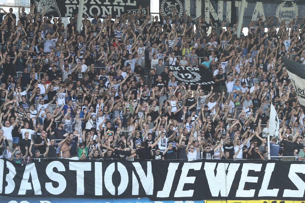 Sturm Graz - Altach
Oesterreichische Fussball Bundesliga, 6. Runde, SK Sturm Graz - SC Rheindorf Altach, Stadion Liebenau Graz, 27.08.2016. 

Foto zeigt Fans von Sturm
