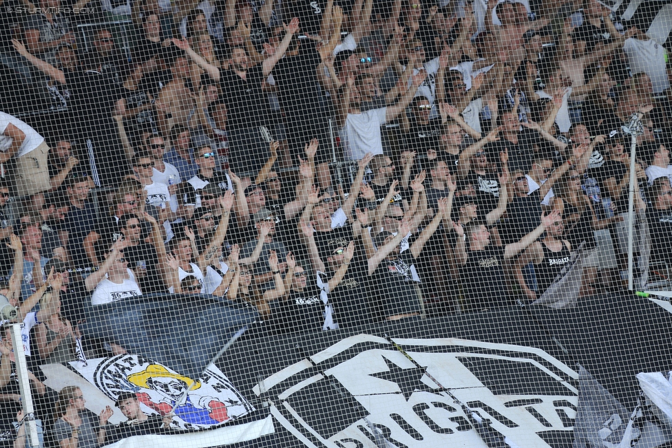 Sturm Graz - Altach
Oesterreichische Fussball Bundesliga, 6. Runde, SK Sturm Graz - SC Rheindorf Altach, Stadion Liebenau Graz, 27.08.2016. 

Foto zeigt Fans von Sturm
