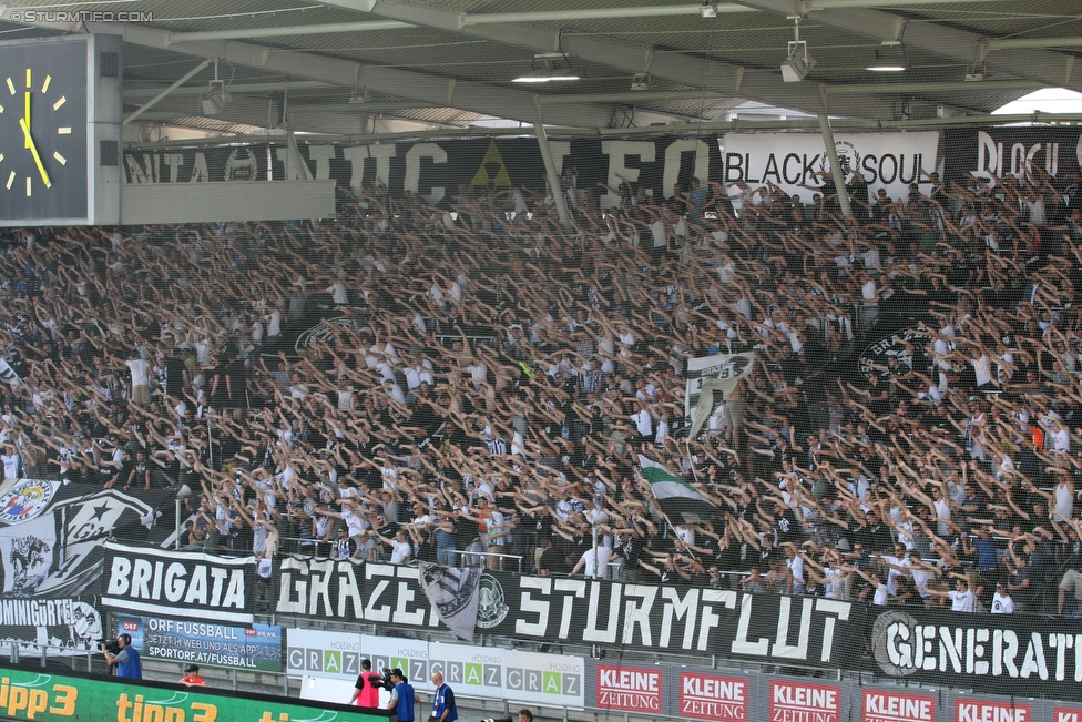 Sturm Graz - Altach
Oesterreichische Fussball Bundesliga, 6. Runde, SK Sturm Graz - SC Rheindorf Altach, Stadion Liebenau Graz, 27.08.2016. 

Foto zeigt Fans von Sturm
