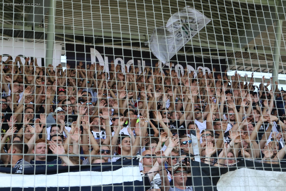 Sturm Graz - Altach
Oesterreichische Fussball Bundesliga, 6. Runde, SK Sturm Graz - SC Rheindorf Altach, Stadion Liebenau Graz, 27.08.2016. 

Foto zeigt Fans von Sturm
