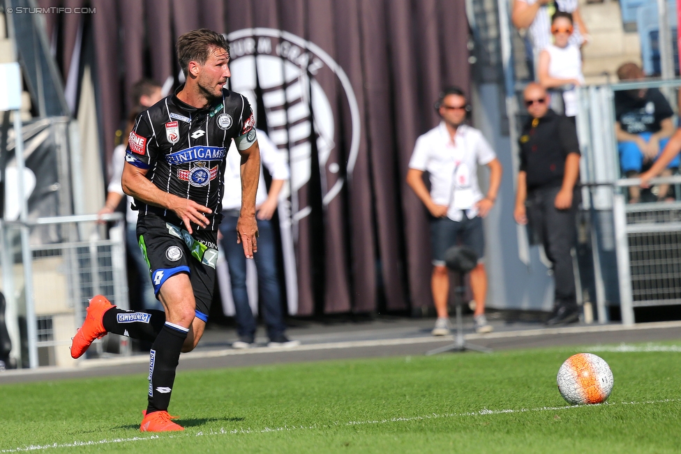 Sturm Graz - Altach
Oesterreichische Fussball Bundesliga, 6. Runde, SK Sturm Graz - SC Rheindorf Altach, Stadion Liebenau Graz, 27.08.2016. 

Foto zeigt Christian Schulz (Sturm)
