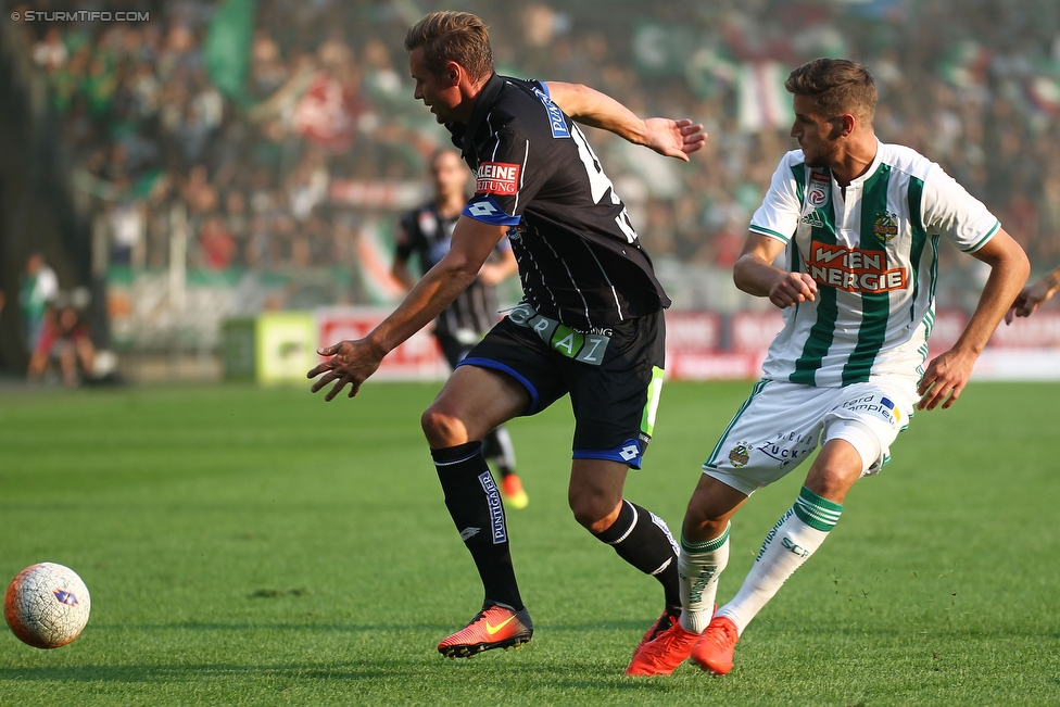 Sturm Graz - Rapid Wien
Oesterreichische Fussball Bundesliga, 7. Runde, SK Sturm Graz - SK Rapid Wien, Stadion Liebenau Graz, 10.09.2016. 

Foto zeigt Roman Kienast (Sturm)
