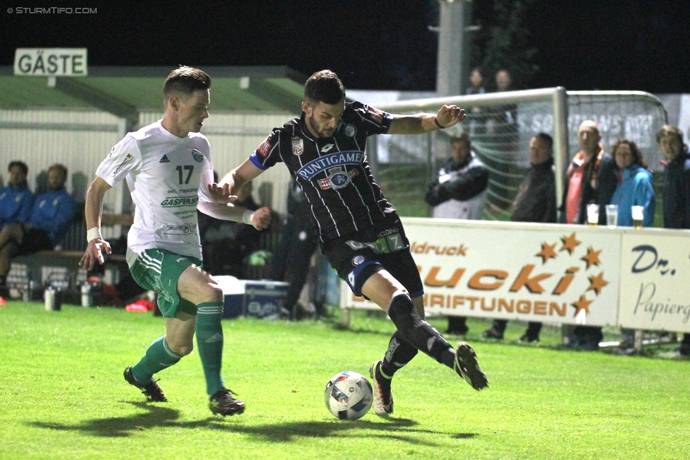 Bad Wimsbach - Sturm Graz
OEFB Cup, 2. Runde, SK Bad Wimsbach - SK Sturm Graz, Stadion Bad Wimsbach, 21.09.2016. 

Foto zeigt Charalampos Lykogiannis (Sturm)
