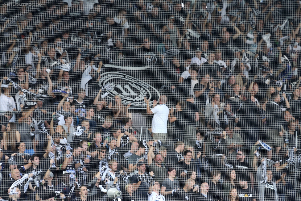 Sturm Graz - Wolfsberg
Oesterreichische Fussball Bundesliga, 9. Runde, SK Sturm Graz - Wolfsberger AC, Stadion Liebenau Graz, 24.09.2016. 

Foto zeigt Fans von Sturm
