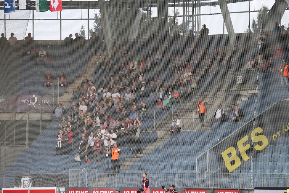 Sturm Graz - Wolfsberg
Oesterreichische Fussball Bundesliga, 9. Runde, SK Sturm Graz - Wolfsberger AC, Stadion Liebenau Graz, 24.09.2016. 

Foto zeigt Fans von Wolfsberg
