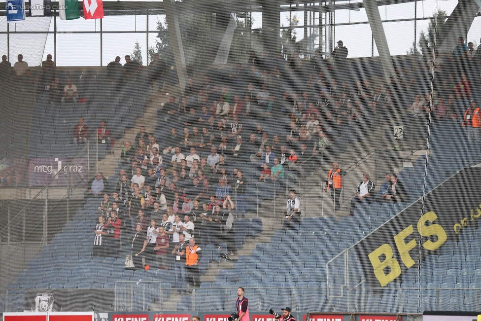 Sturm Graz - Wolfsberg
Oesterreichische Fussball Bundesliga, 9. Runde, SK Sturm Graz - Wolfsberger AC, Stadion Liebenau Graz, 24.09.2016. 

Foto zeigt Fans von Wolfsberg
