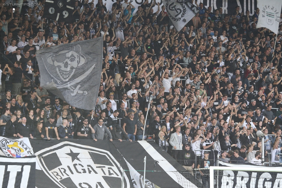 Sturm Graz - Wolfsberg
Oesterreichische Fussball Bundesliga, 9. Runde, SK Sturm Graz - Wolfsberger AC, Stadion Liebenau Graz, 24.09.2016. 

Foto zeigt Fans von Sturm
