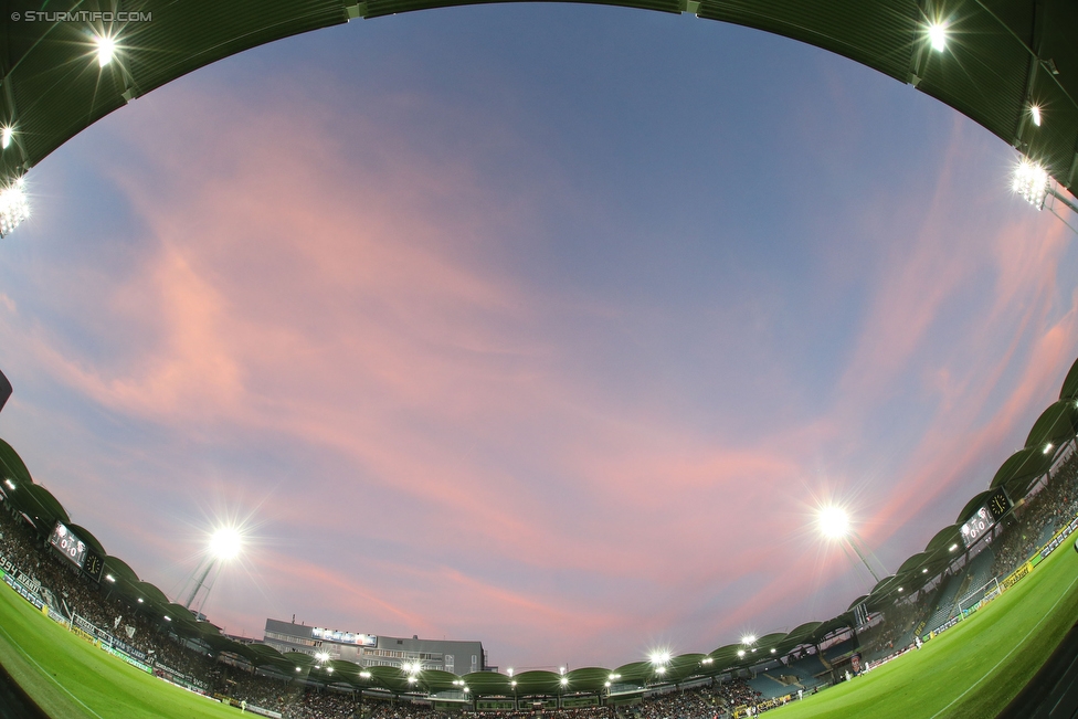 Sturm Graz - Wolfsberg
Oesterreichische Fussball Bundesliga, 9. Runde, SK Sturm Graz - Wolfsberger AC, Stadion Liebenau Graz, 24.09.2016. 

Foto zeigt eine Innenansicht im Stadion Liebenau
