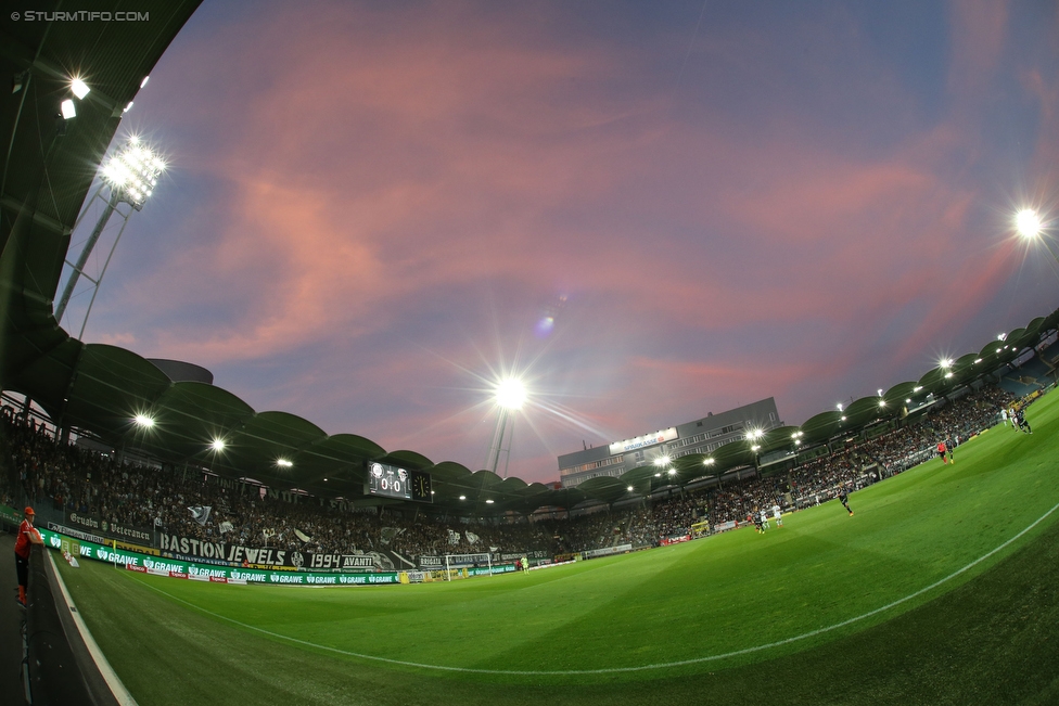 Sturm Graz - Wolfsberg
Oesterreichische Fussball Bundesliga, 9. Runde, SK Sturm Graz - Wolfsberger AC, Stadion Liebenau Graz, 24.09.2016. 

Foto zeigt eine Innenansicht im Stadion Liebenau
