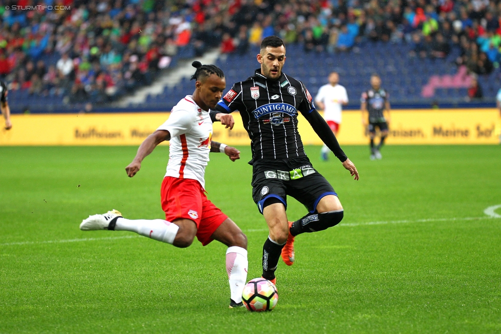 Salzburg - Sturm Graz
Oesterreichische Fussball Bundesliga, 10. Runde, FC RB Salzburg - SK Sturm Graz, Stadion Wals-Siezenheim, 02.10.2016. 

Foto zeigt Charalampos Lykogiannis (Sturm)
