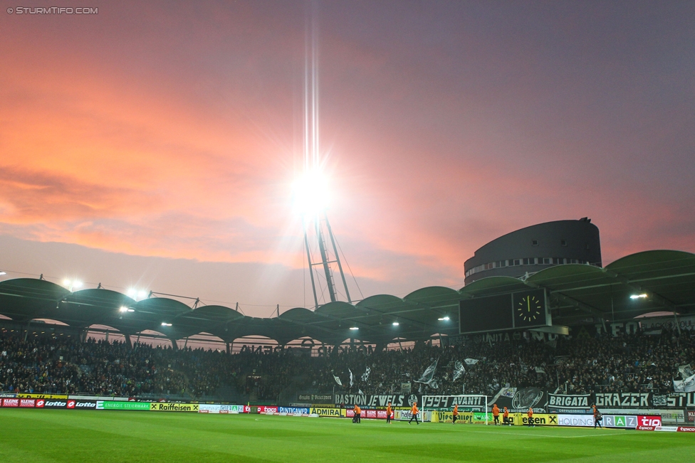 Sturm Graz - Ried
Oesterreichische Fussball Bundesliga, 11. Runde, SK Sturm Graz - SV Ried, Stadion Liebenau Graz, 15.10.2016. 

Foto zeigt eine Innenansicht im Stadion Liebenau
