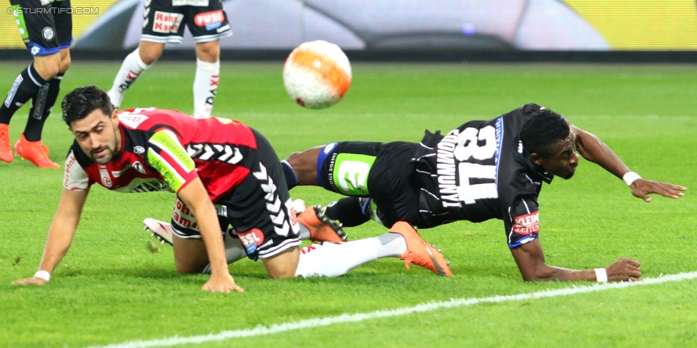 Sturm Graz - Ried
Oesterreichische Fussball Bundesliga, 11. Runde, SK Sturm Graz - SV Ried, Stadion Liebenau Graz, 15.10.2016. 

Foto zeigt Osagie Bright Edomwonyi (Sturm)
