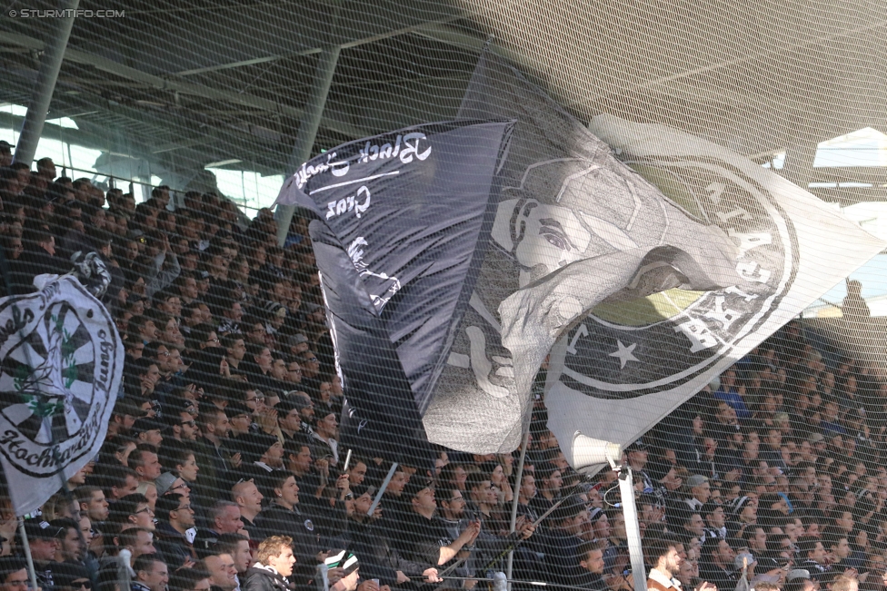 Sturm Graz - Mattersburg
Oesterreichische Fussball Bundesliga, 12. Runde, SK Sturm Graz - SV Mattersburg, Stadion Liebenau Graz, 22.10.2016. 

Foto zeigt Fans von Sturm
