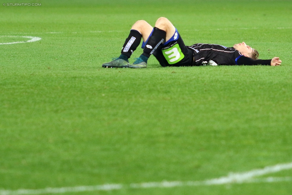 Sturm Graz - St. Poelten
Oesterreichische Fussball Bundesliga, 14. Runde, SK Sturm Graz - SKN St. Poelten, Stadion Liebenau Graz, 05.11.2016. 

Foto zeigt Marc-Andre Schmerboeck (Sturm)
