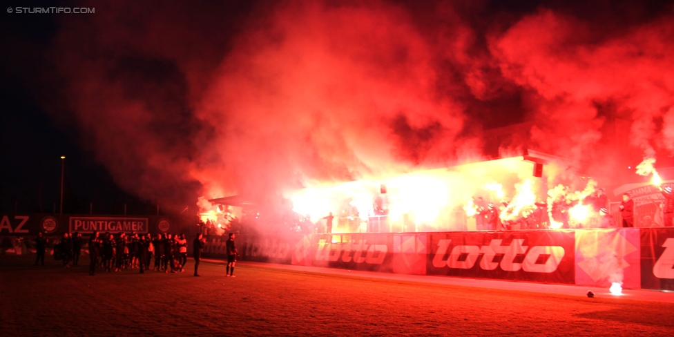 Rapid Wien - Sturm Graz
Oesterreichische Fussball Bundesliga, 16. Runde, SK Rapid Wien - SK Sturm Graz, Weststadion Wien, 27.11.2016. 

Foto zeigt die Verabschiedung der Mannschaft am Vorabend im Trainingszentrum Messendorf
