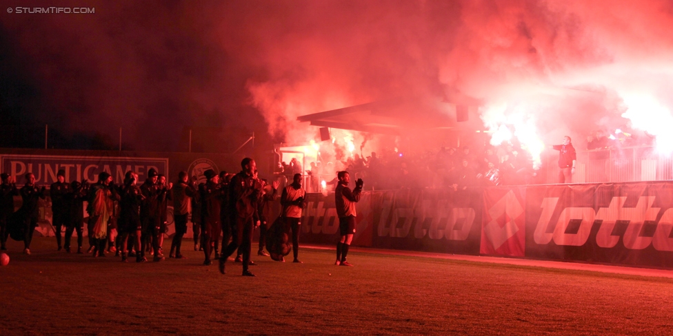 Rapid Wien - Sturm Graz
Oesterreichische Fussball Bundesliga, 16. Runde, SK Rapid Wien - SK Sturm Graz, Weststadion Wien, 27.11.2016. 

Foto zeigt die Verabschiedung der Mannschaft am Vorabend im Trainingszentrum Messendorf
