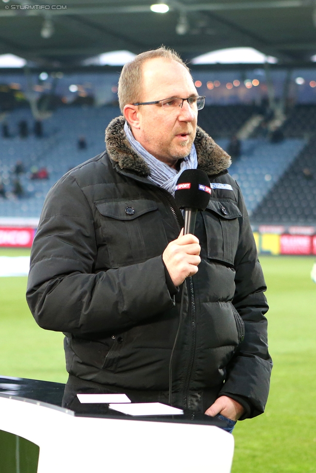 Sturm Graz - Salzburg
Oesterreichische Fussball Bundesliga, 19. Runde, SK Sturm Graz - FC RB Salzburg, Stadion Liebenau Graz, 11.12.2016. 

Foto zeigt Guenther Kreissl (sportl. Geschaeftsfuehrer Sturm)
