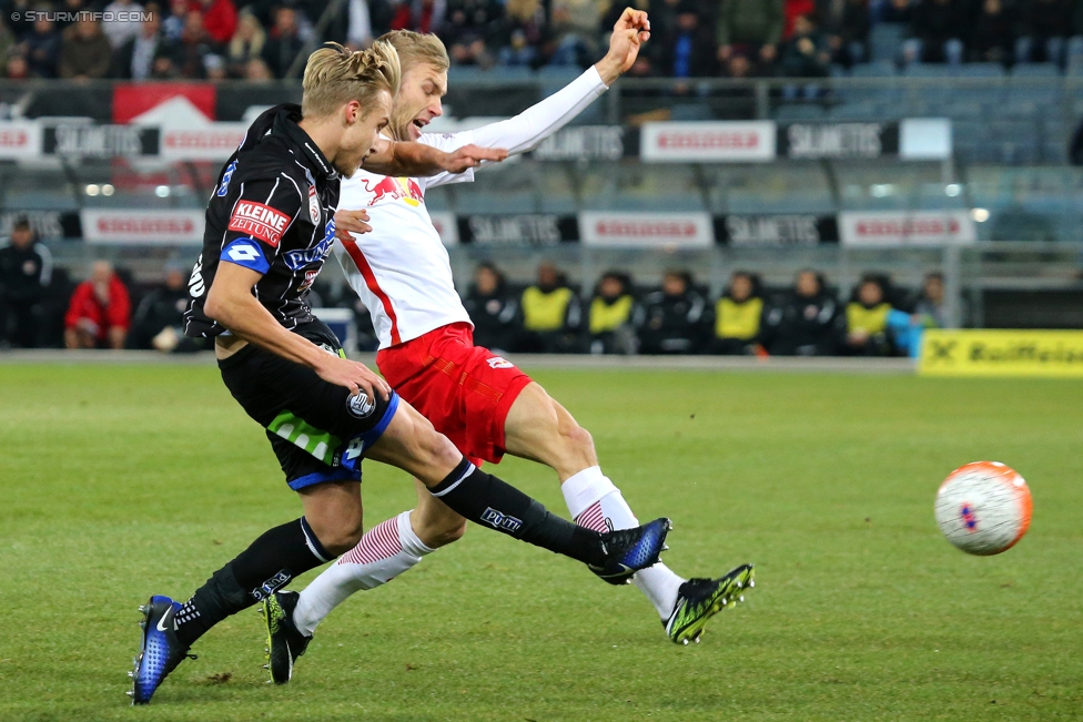 Sturm Graz - Salzburg
Oesterreichische Fussball Bundesliga, 19. Runde, SK Sturm Graz - FC RB Salzburg, Stadion Liebenau Graz, 11.12.2016. 

Foto zeigt James Jeggo (Sturm)
