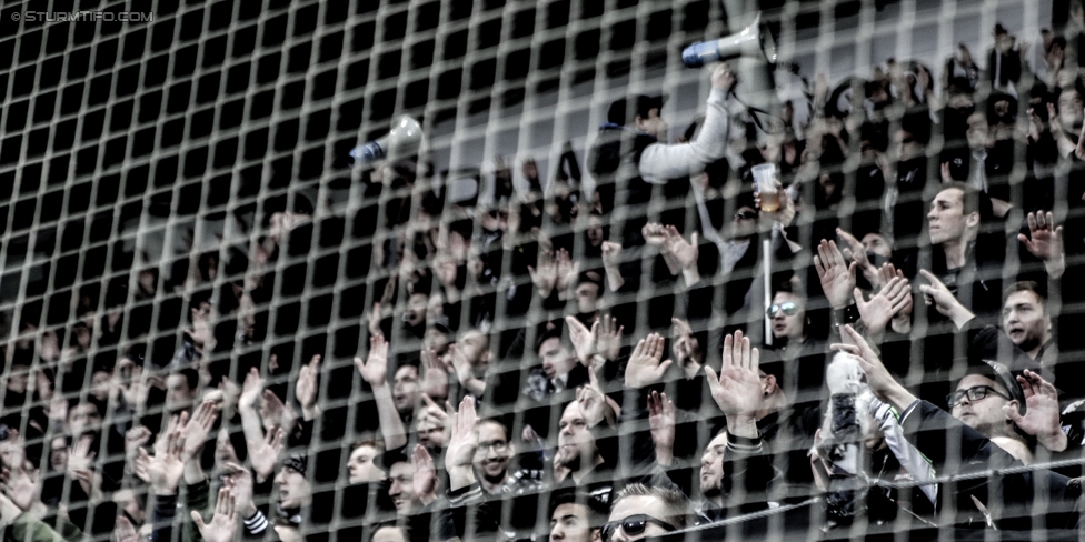 Sturm Graz - Altach
Oesterreichische Fussball Bundesliga, 22. Runde, SK Sturm Graz - SC Rheindorf Altach, Stadion Liebenau Graz, 04.03.2017. 

Foto zeigt Fans von Sturm
