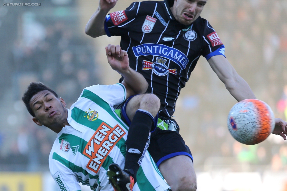 Sturm Graz - Rapid Wien
Oesterreichische Fussball Bundesliga, 23. Runde, SK Sturm Graz - SK Rapid Wien, Stadion Liebenau Graz, 12.03.2017. 

Foto zeigt Fabian Koch (Sturm)
