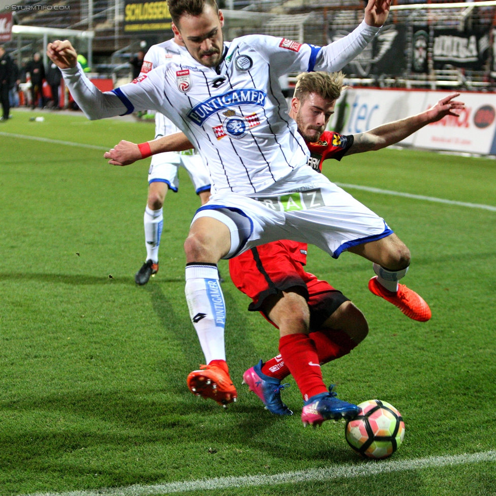 Admira Wacker - Sturm Graz
Oesterreichische Fussball Bundesliga, 24. Runde, FC Admira Wacker Moedling - SK Sturm Graz, Stadion Suedstadt Maria Enzersdorf, 18.03.2017. 

Foto zeigt Lukas Spendlhofer (Sturm)
