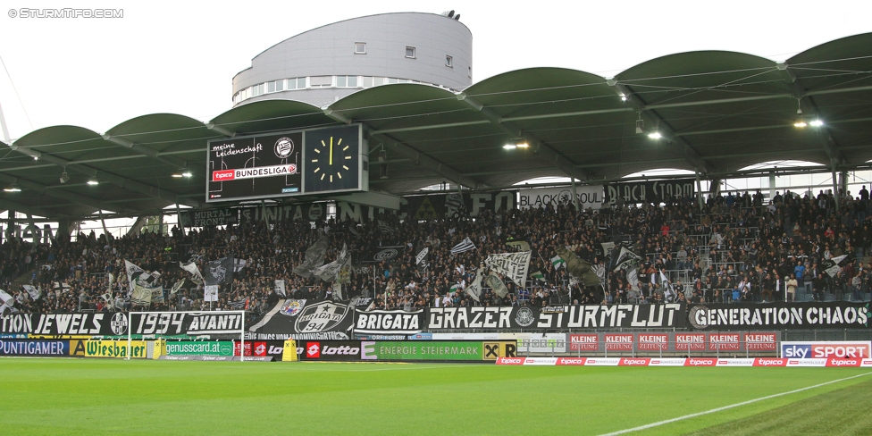 Sturm Graz - Ried
Oesterreichische Fussball Bundesliga, 29. Runde, SK Sturm Graz - SV Ried, Stadion Liebenau Graz, 15.04.2017. 

Foto zeigt Fans von Sturm
