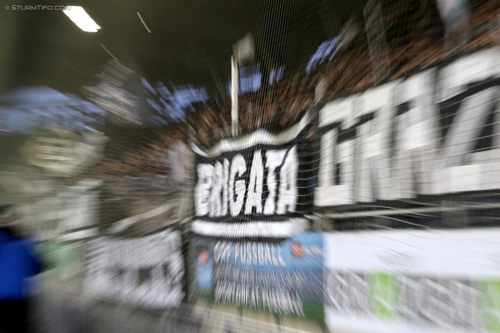 Sturm Graz - Ried
Oesterreichische Fussball Bundesliga, 29. Runde, SK Sturm Graz - SV Ried, Stadion Liebenau Graz, 15.04.2017. 

Foto zeigt Fans von Sturm
