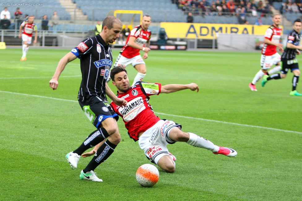 Sturm Graz - Ried
Oesterreichische Fussball Bundesliga, 29. Runde, SK Sturm Graz - SV Ried, Stadion Liebenau Graz, 15.04.2017. 

Foto zeigt Fabian Koch (Sturm)
