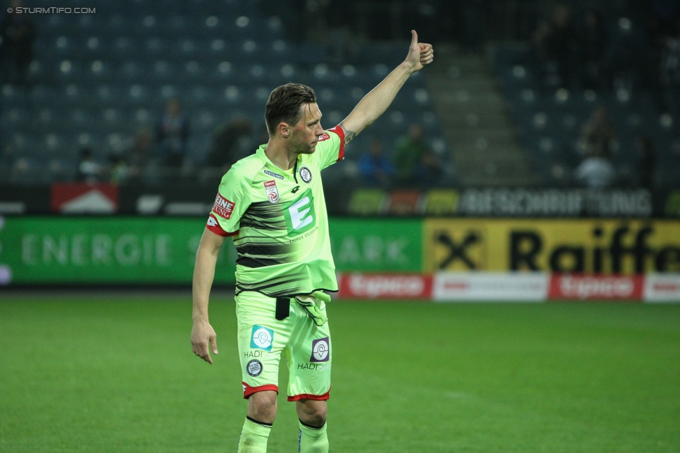 Sturm Graz - Ried
Oesterreichische Fussball Bundesliga, 29. Runde, SK Sturm Graz - SV Ried, Stadion Liebenau Graz, 15.04.2017. 

Foto zeigt Christian Gratzei (Sturm)
