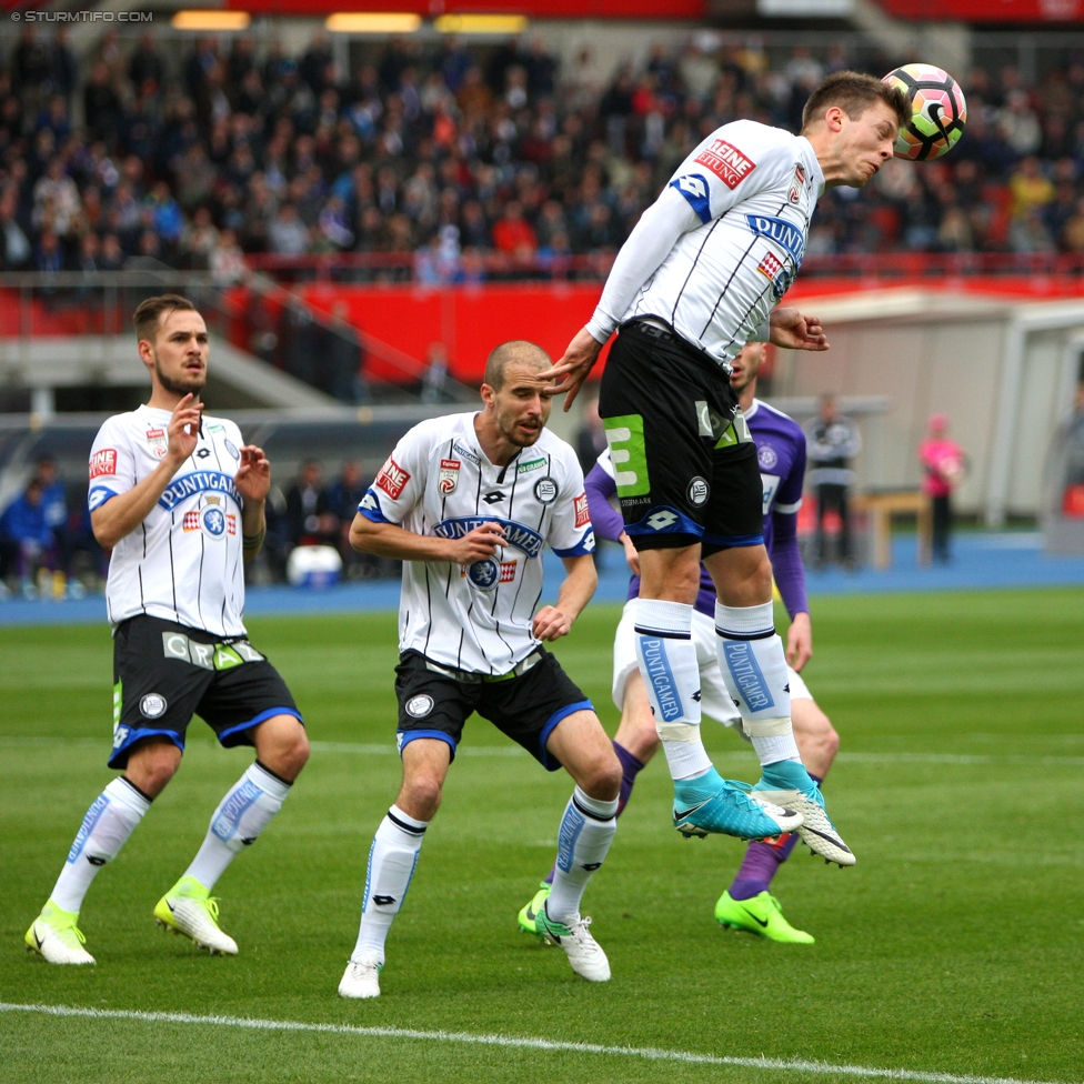 Austria Wien - Sturm Graz
Oesterreichische Fussball Bundesliga, 31. Runde, FK Austria Wien - SK Sturm Graz, Ernst Happel Stadion Wien, 29.04.2017. 

Foto zeigt Deni Alar (Sturm)
