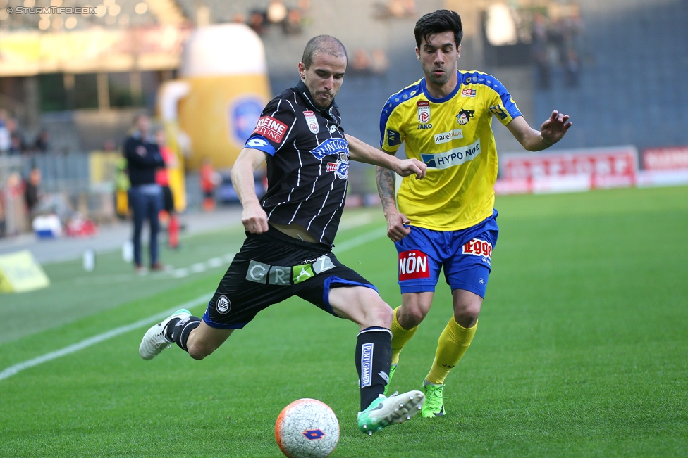 Sturm Graz - St. Poelten
Oesterreichische Fussball Bundesliga, 32. Runde, SK Sturm Graz - SKN St. Poelten, Stadion Liebenau Graz, 06.05.2017. 

Foto zeigt Fabian Koch (Sturm)
