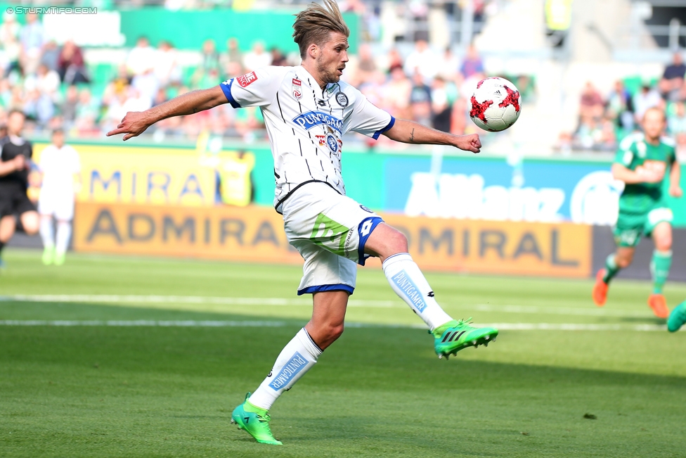 Rapid Wien - Sturm Graz
Oesterreichische Fussball Bundesliga, 34. Runde, SK Rapid Wien - SK Sturm Graz, Weststadion Wien, 21.05.2017. 

Foto zeigt Philipp Zulechner (Sturm)
