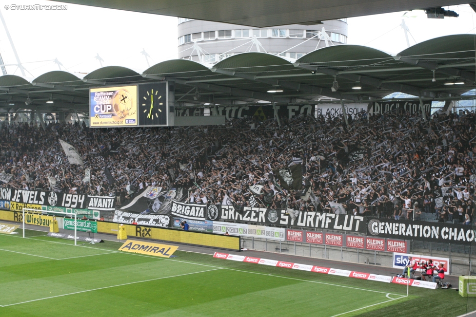 Sturm Graz - Admira Wacker
Oesterreichische Fussball Bundesliga, 35. Runde, SK Sturm Graz - FC Admira Wacker Moedling, Stadion Liebenau Graz, 25.05.2017. 

Foto zeigt Fans von Sturm
