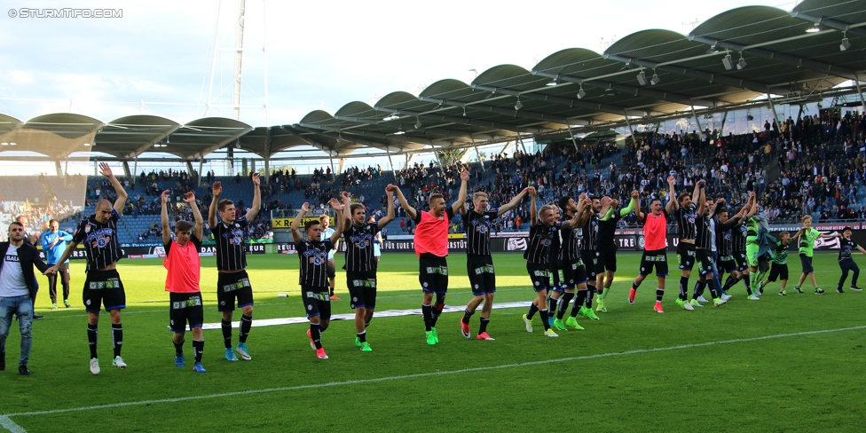 Sturm Graz - Admira Wacker
Oesterreichische Fussball Bundesliga, 35. Runde, SK Sturm Graz - FC Admira Wacker Moedling, Stadion Liebenau Graz, 25.05.2017. 

Foto zeigt die Mannschaft von Sturm
