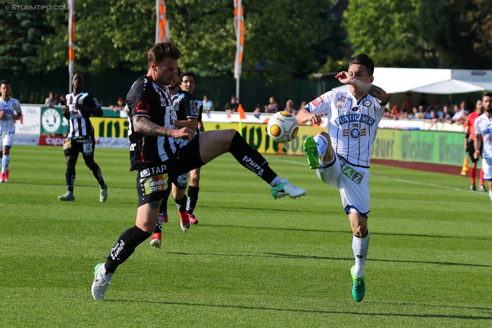 Wolfsberg - Sturm Graz
Oesterreichische Fussball Bundesliga, 36. Runde, Wolfsberger AC - SK Sturm Graz, Lavanttal Arena Wolfsberg, 28.05.2017. 

Foto zeigt Baris Atik (Sturm)
