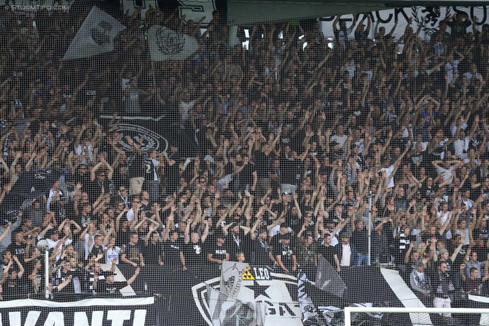 Sturm Graz - Fenerbahce
UEFA Europa League Qualifikation 3. Runde, SK Sturm Graz -  Fenerbahce Istanbul, Stadion Liebenau Graz, 27.07.2017. 

Foto zeigt Fans von Sturm
