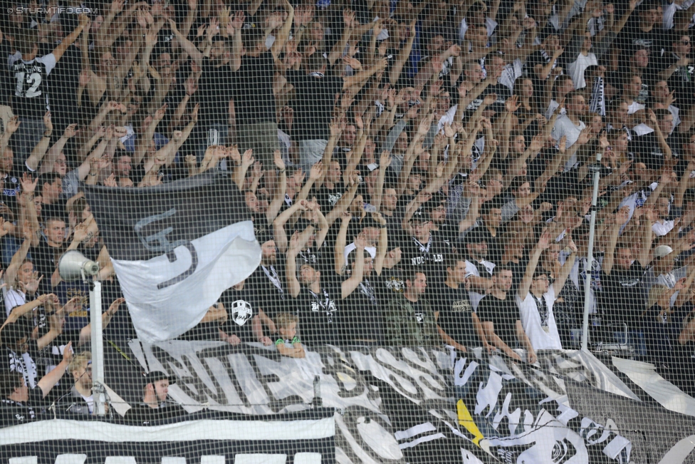 Sturm Graz - Fenerbahce
UEFA Europa League Qualifikation 3. Runde, SK Sturm Graz -  Fenerbahce Istanbul, Stadion Liebenau Graz, 27.07.2017. 

Foto zeigt Fans von Sturm
