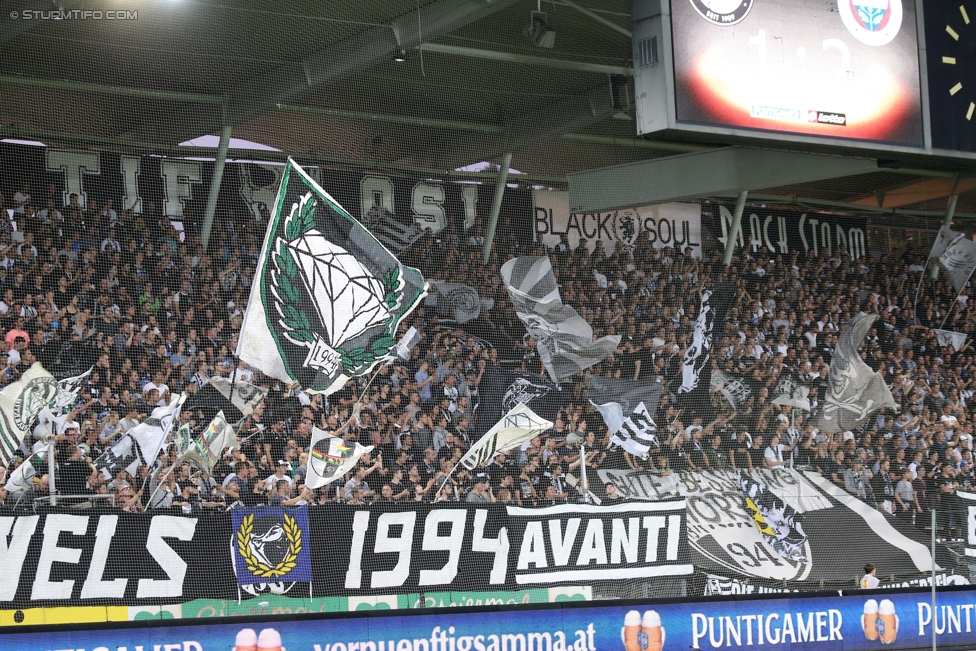 Sturm Graz - Fenerbahce
UEFA Europa League Qualifikation 3. Runde, SK Sturm Graz -  Fenerbahce Istanbul, Stadion Liebenau Graz, 27.07.2017. 

Foto zeigt Fans von Sturm
