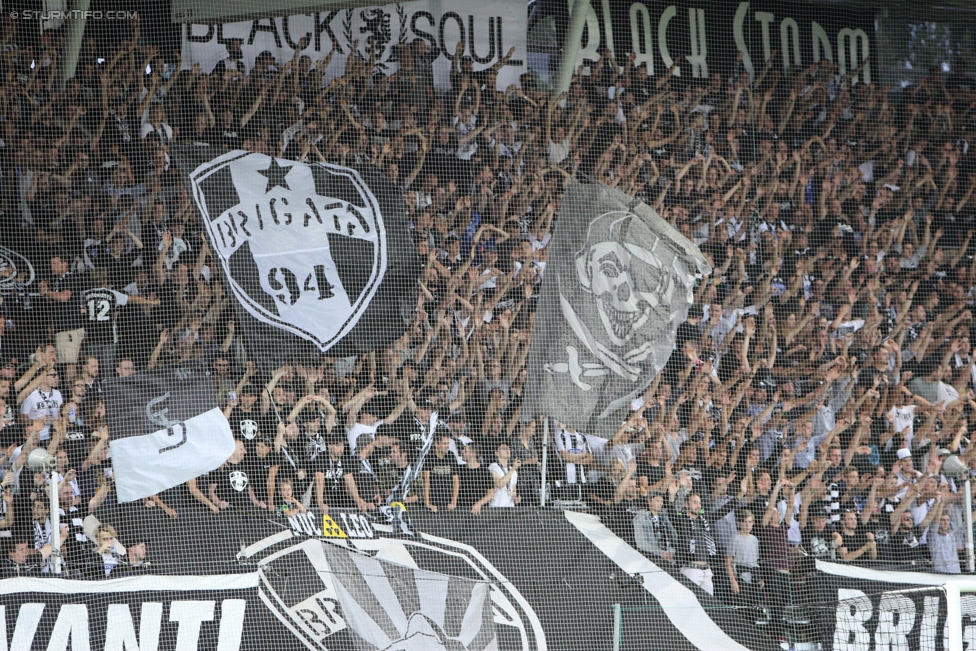 Sturm Graz - Fenerbahce
UEFA Europa League Qualifikation 3. Runde, SK Sturm Graz -  Fenerbahce Istanbul, Stadion Liebenau Graz, 27.07.2017. 

Foto zeigt Fans von Sturm
