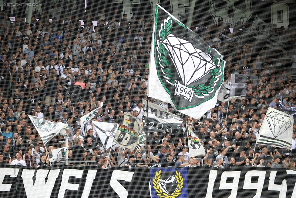 Sturm Graz - Fenerbahce
UEFA Europa League Qualifikation 3. Runde, SK Sturm Graz -  Fenerbahce Istanbul, Stadion Liebenau Graz, 27.07.2017. 

Foto zeigt Fans von Sturm
