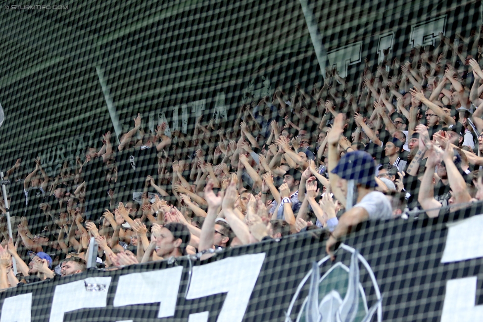 Sturm Graz - Fenerbahce
UEFA Europa League Qualifikation 3. Runde, SK Sturm Graz -  Fenerbahce Istanbul, Stadion Liebenau Graz, 27.07.2017. 

Foto zeigt Fans von Sturm
