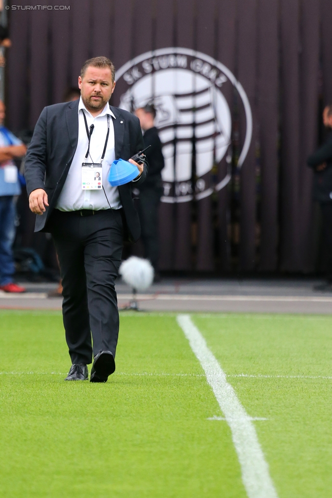 Sturm Graz - Fenerbahce
UEFA Europa League Qualifikation 3. Runde, SK Sturm Graz -  Fenerbahce Istanbul, Stadion Liebenau Graz, 27.07.2017. 

Foto zeigt Bruno Huetter (Sicherheitschef Sturm)
