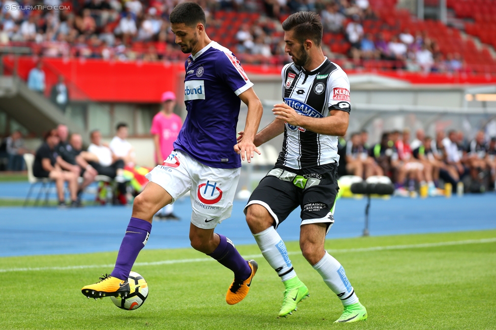 Austria Wien - Sturm Graz
Oesterreichische Fussball Bundesliga, 2. Runde, FK Austria Wien - SK Sturm Graz, Ernst Happel Stadion Wien, 30.07.2017. 

Foto zeigt Marvin Potzmann (Sturm)
