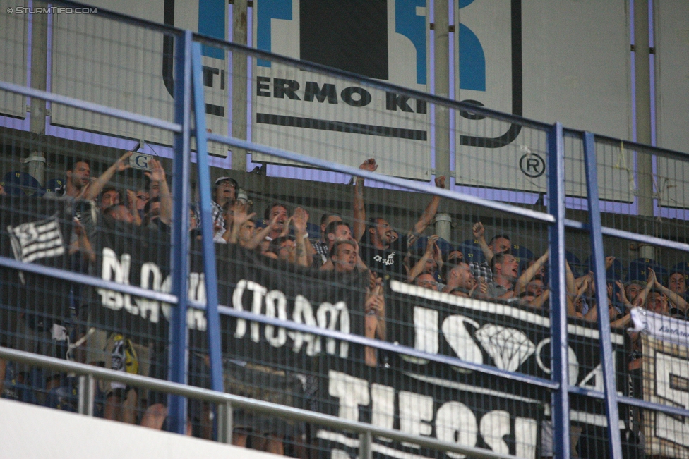 Fenerbahce - Sturm Graz
UEFA Europa League Qualifikation 3. Runde, Fenerbahce Istanbul - SK Sturm Graz, Suekrue Saracoglu Stadion Istanbul, 03.08.2017. 

Foto zeigt Fans von Sturm
