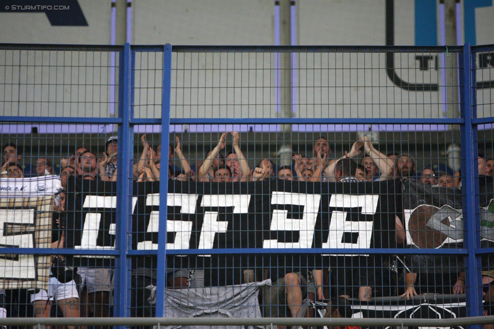 Fenerbahce - Sturm Graz
UEFA Europa League Qualifikation 3. Runde, Fenerbahce Istanbul - SK Sturm Graz, Suekrue Saracoglu Stadion Istanbul, 03.08.2017. 

Foto zeigt Fans von Sturm
