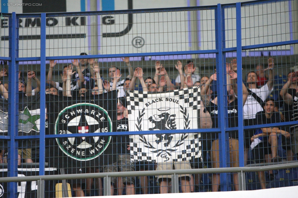 Fenerbahce - Sturm Graz
UEFA Europa League Qualifikation 3. Runde, Fenerbahce Istanbul - SK Sturm Graz, Suekrue Saracoglu Stadion Istanbul, 03.08.2017. 

Foto zeigt Fans von Sturm
