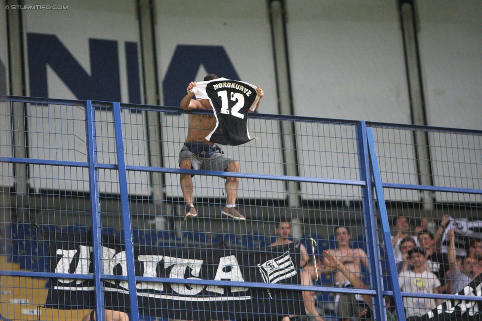 Fenerbahce - Sturm Graz
UEFA Europa League Qualifikation 3. Runde, Fenerbahce Istanbul - SK Sturm Graz, Suekrue Saracoglu Stadion Istanbul, 03.08.2017. 

Foto zeigt Fans von Sturm
